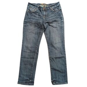 Kut from‎ the Kloth Jeans Womens 8 Slim Straight Leg Dark Faded Denim Wash